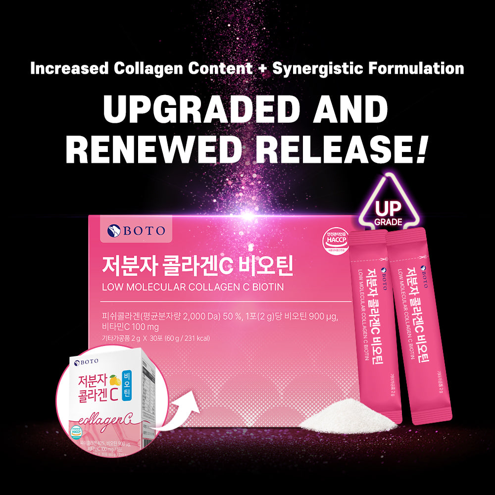 LOW MOLECULAR COLLAGEN C Biotin 2g 30p