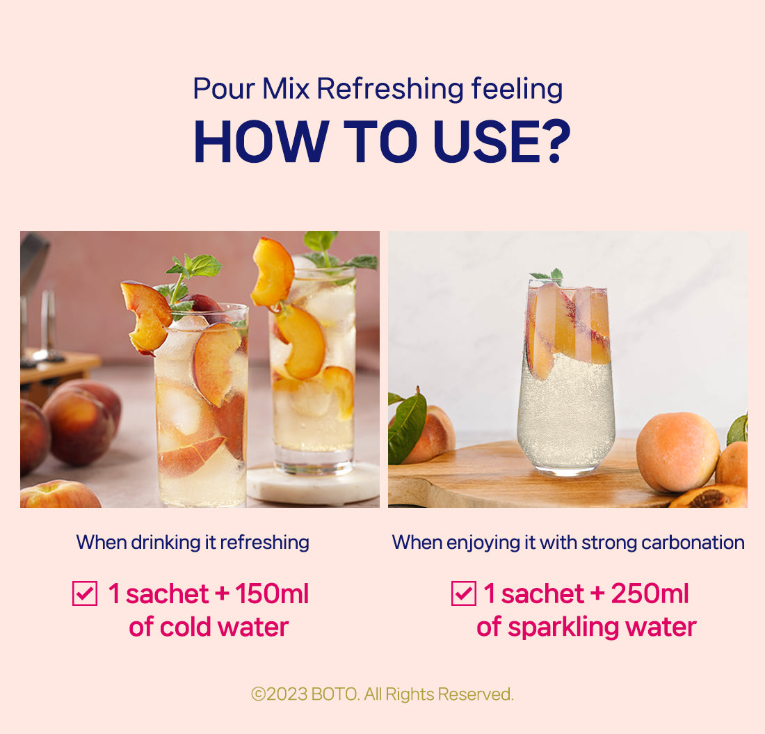 Beauty secret Kombucha with Peach Flavor Iced Tea 5g x 30p