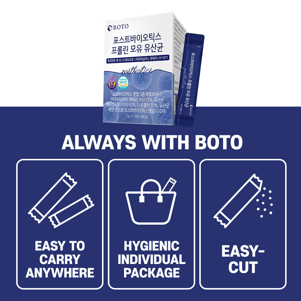 Postbiotics Prolin Lactobacillus (2g x 30pcs)_Probiotics Upgrade