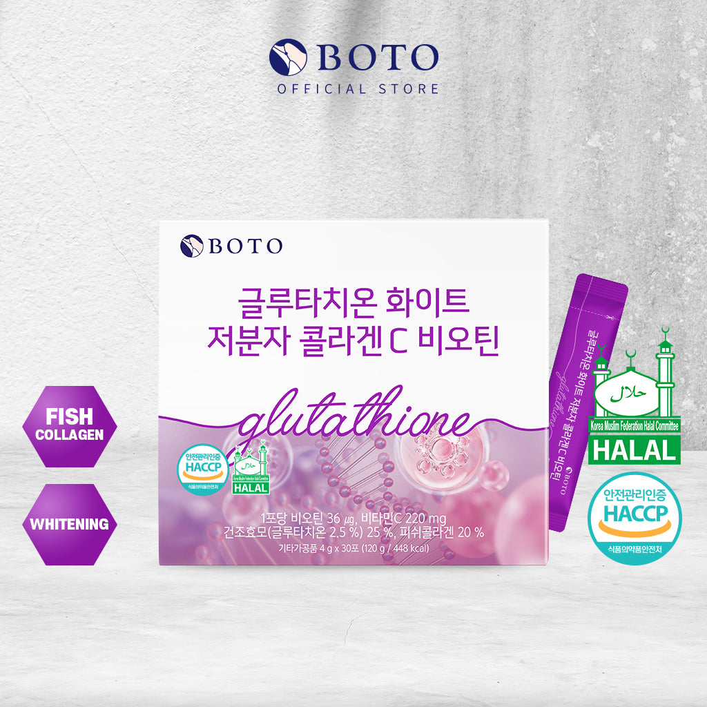 Glutathione White Fish Collagen C Biotin [4g x 30 thanh bột]