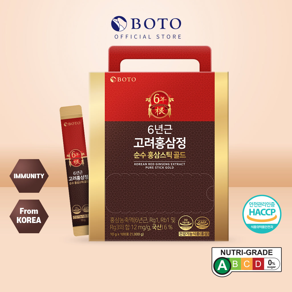 Hồng sâm Hàn Quốc 6 năm tuổi dạng que [10ml x 100 que]