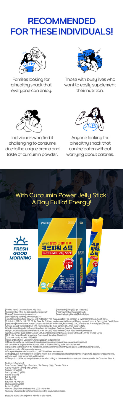 Curcumin Power Jelly Stick [15g x 20 thanh]