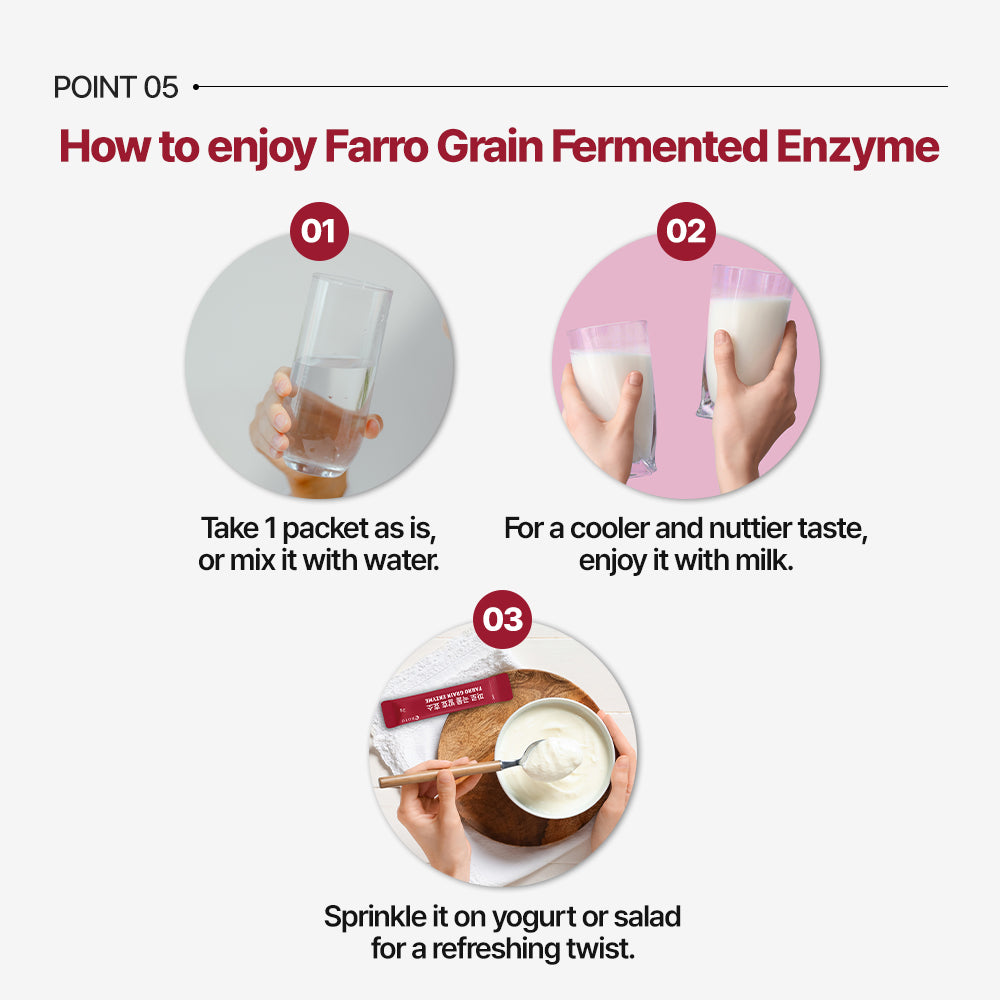 Farro Grain Fermented Enzyme (3gX30p)