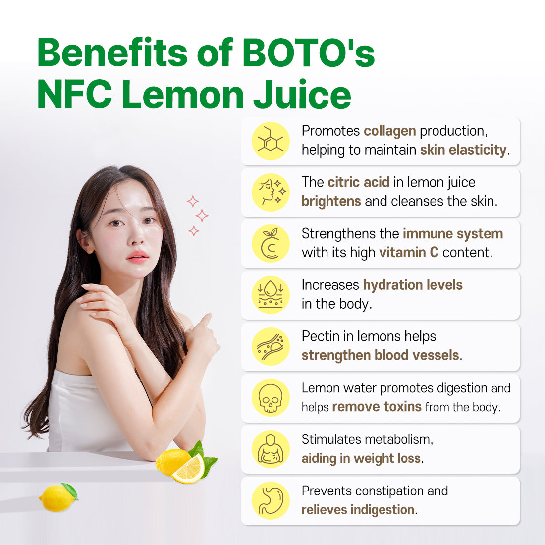 BOTO NEW Organic NFC Lemon Juice 100 (20gX14p)