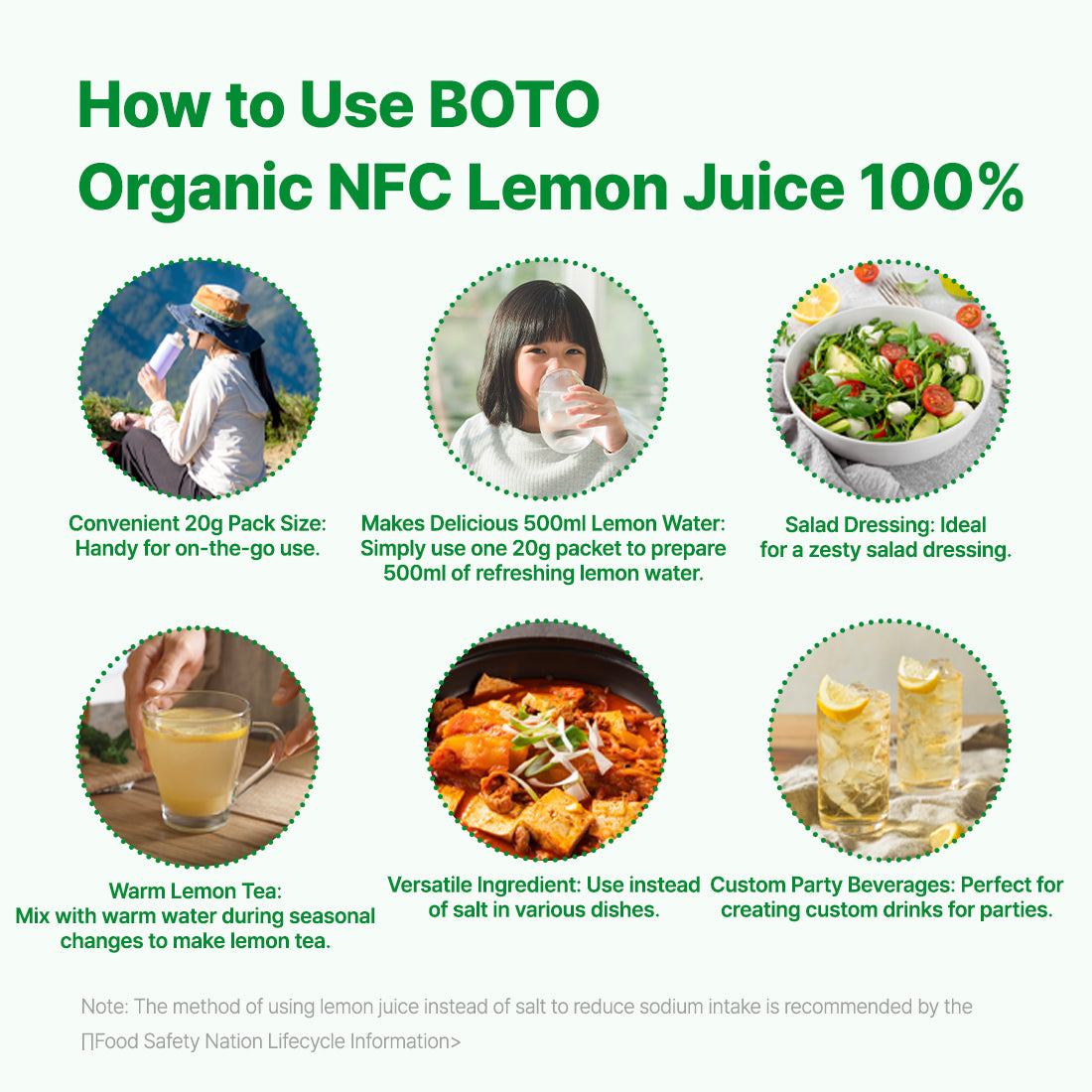 BOTO NEW Organic NFC Lemon Juice 100 (20gX14p)