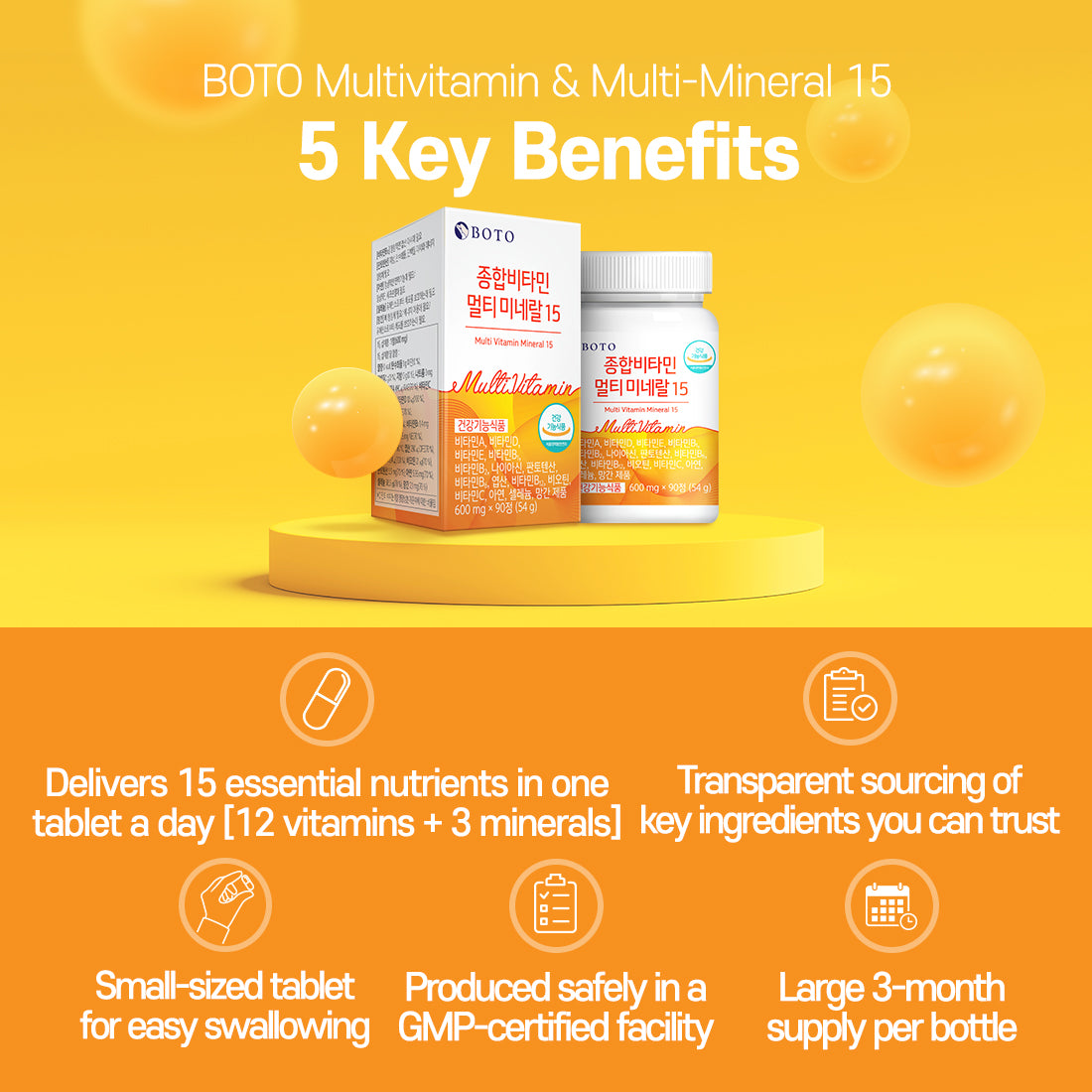 Multi Vitamin Mineral 15 600m90c (3 months)