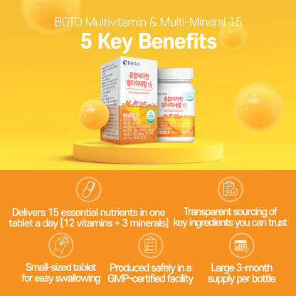 Multi Vitamin Mineral 15 600m90c (3 months)