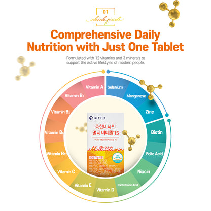 Multi Vitamin Mineral 15 600m90c (3 months)