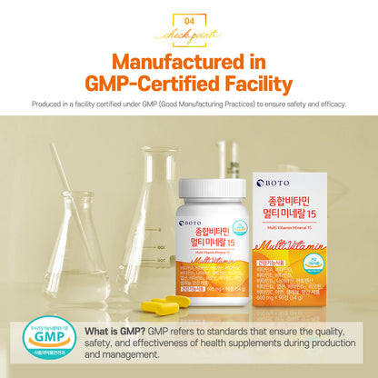 Multi Vitamin Mineral 15 600m90c (3 months)