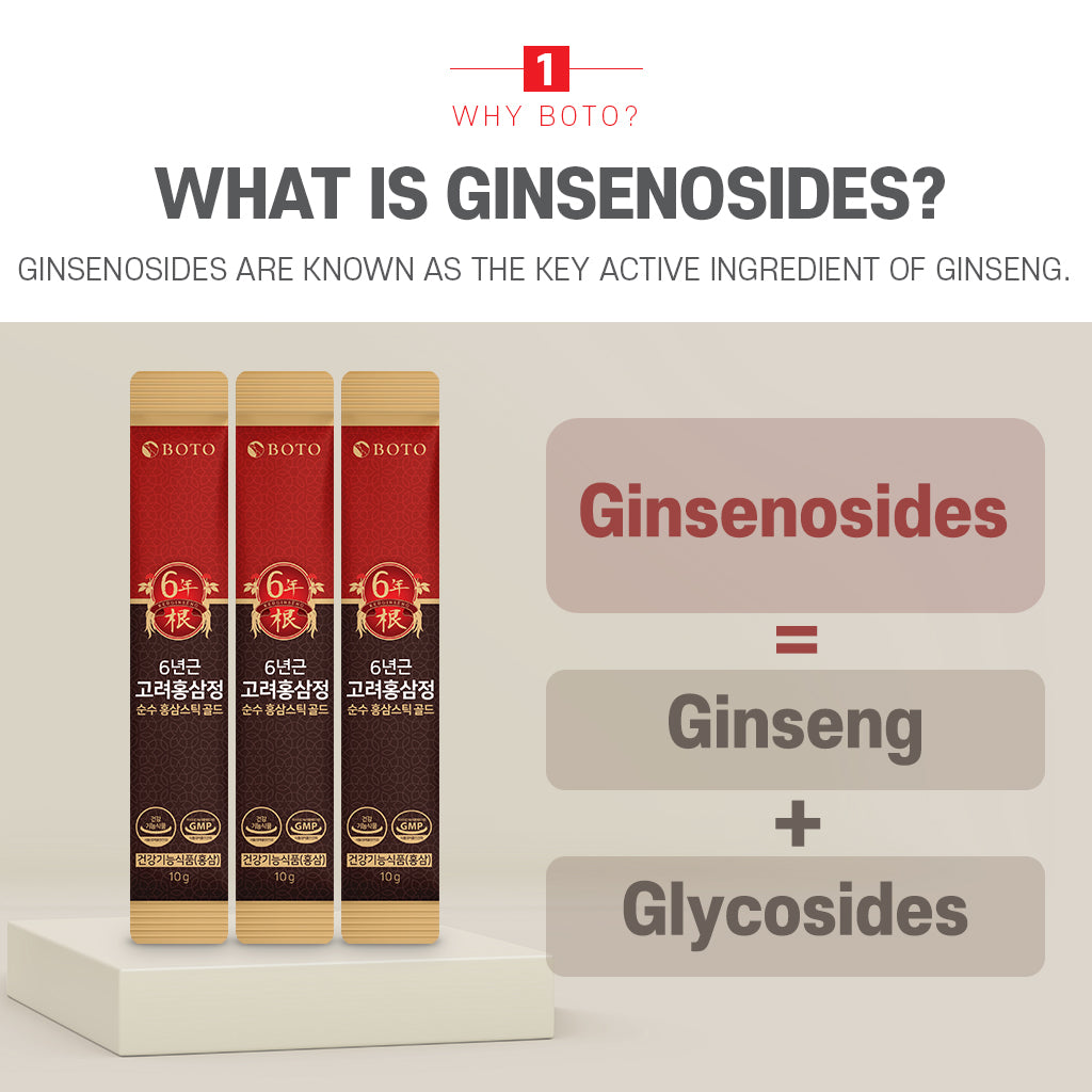 6 years Korea Red Ginseng Sticks  [10ml x 30 sticks]